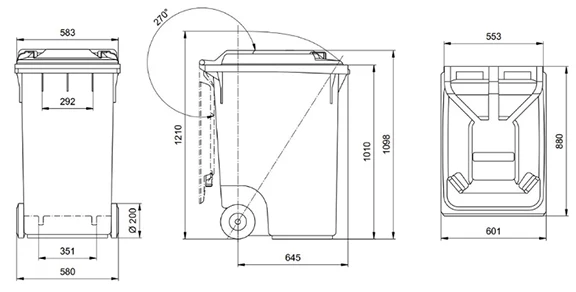 360L Technical Drawings