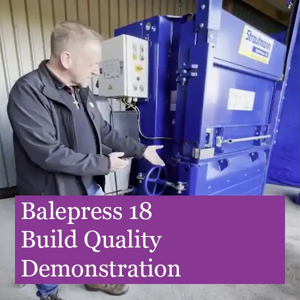 Balepress-18-build-quality-mid-range-baler Balepress 18 Build Quality With Steve Burnett Demonstrating