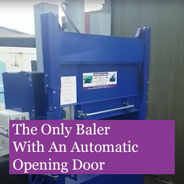 Baler-With-Auto-Opening-Door Baler with auto opening door