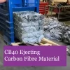 Baling-Carbon-Fibre-Material Baling carbon fibre material in a semi-automatic baler
