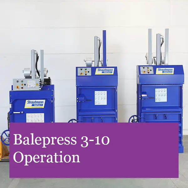 Small-Baler-Operation-Balepress-3-10 Operating a small baler with the Balepress 3 to 10