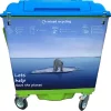 Graphic 1100 Wheelie Bin