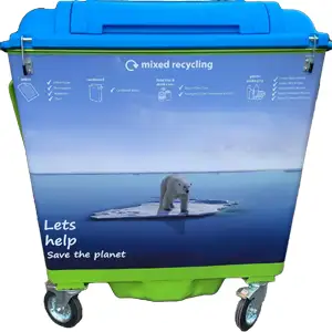 Graphic 1100 Wheelie Bin