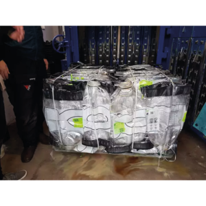 Picture of baled plastic kegs